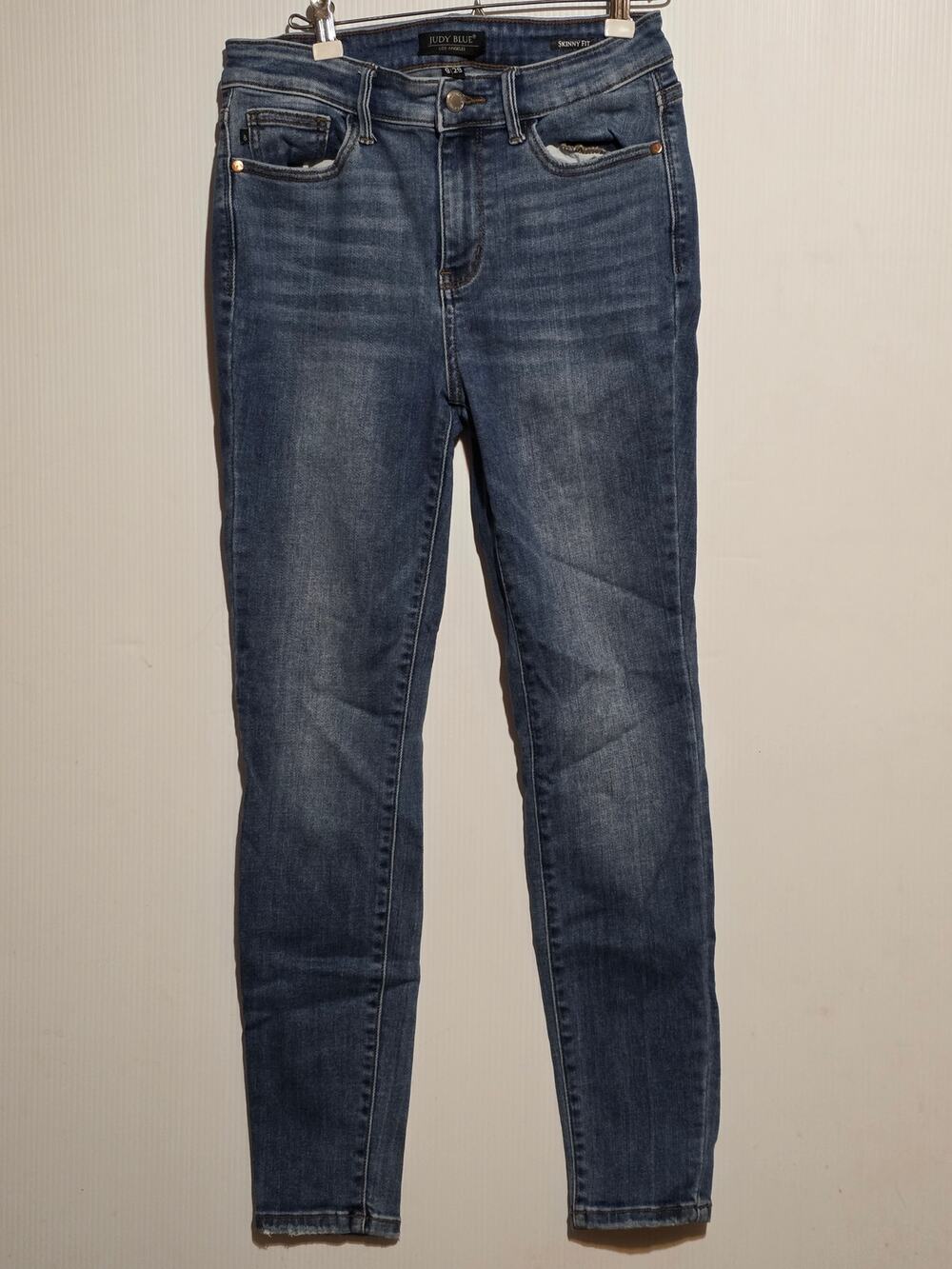 Judy Blue Mid Rise Vintage Skinny Stretch Denim Jeans Size 9 29 JB82548MD